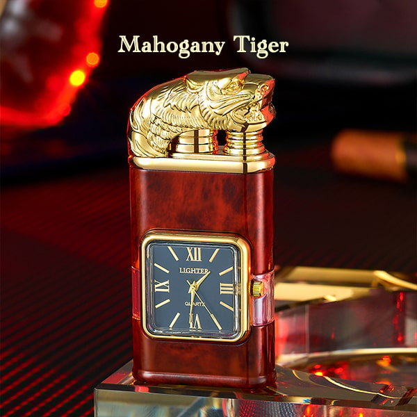 ViannoCraft™ Windproof Dual-Flame Vintage Watch Lighter