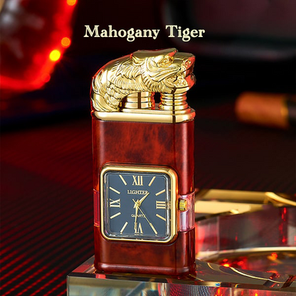 ViannoCraft™ Windproof Dual-Flame Vintage Watch Lighter