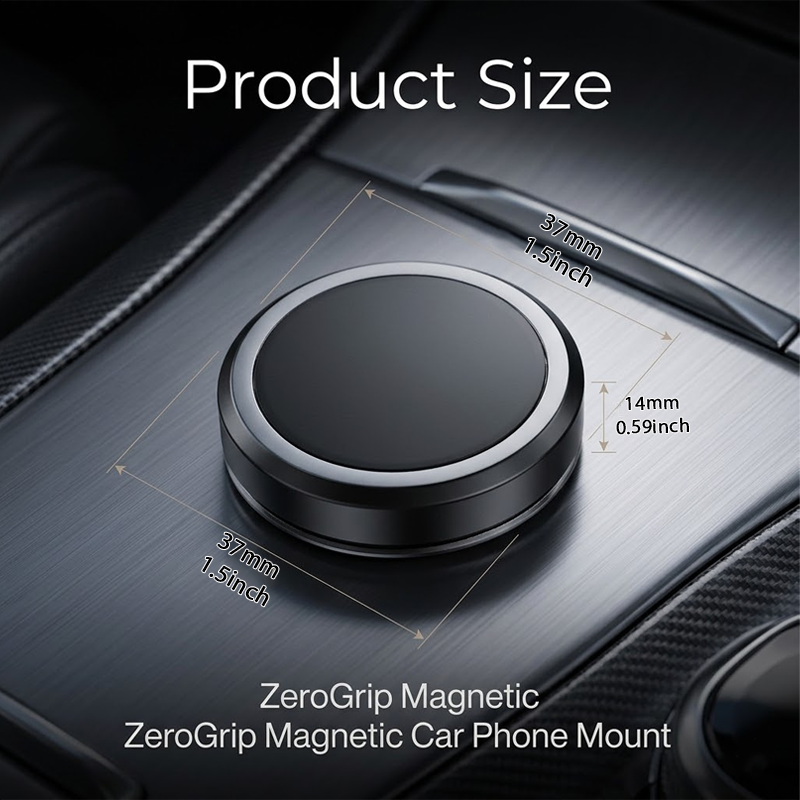ViannoCraft™ ZeroGrip Magnetic Car Phone Mount 
