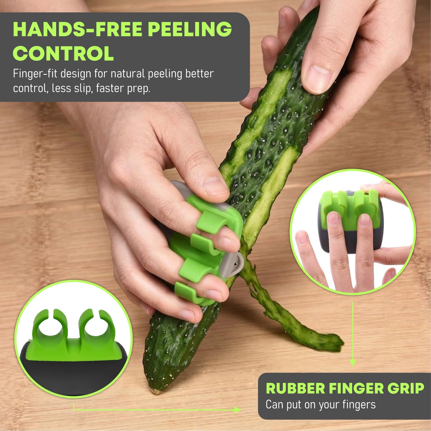 ViannoCraft™ FingerPeel Handheld Peeler