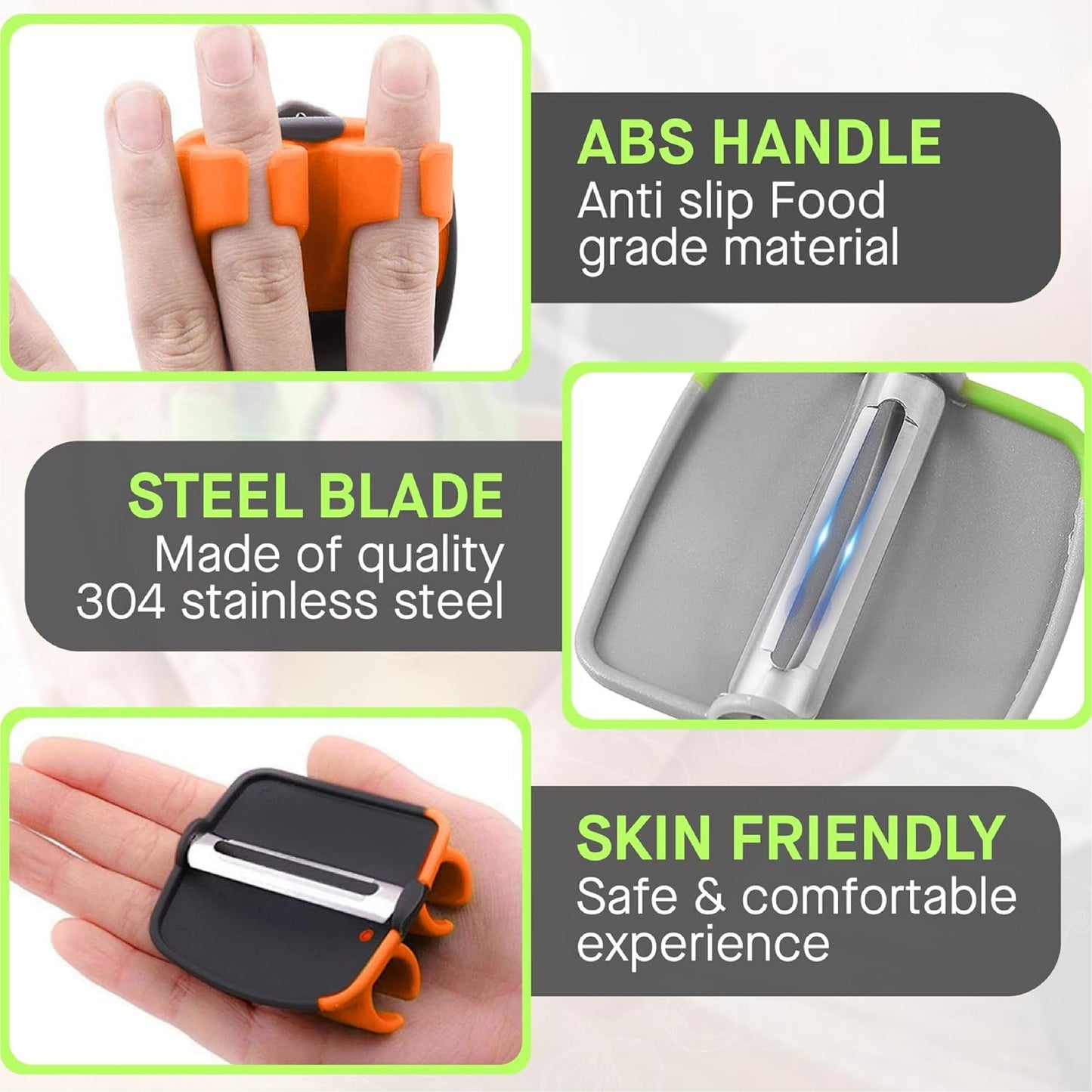 ViannoCraft™ FingerPeel Handheld Peeler