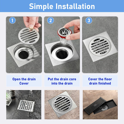 Red Dot Award 2025 - ViannoCraft™ MagniSeal Anti-Odor & Pest Clog Block Drain Core
