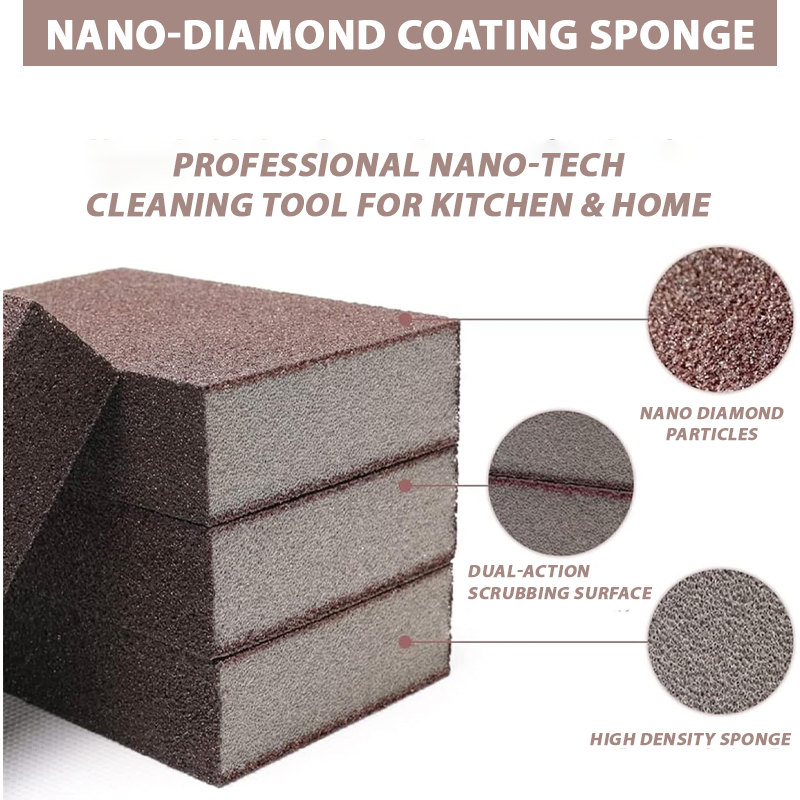 ViannoCraft™ NanoDiamond Power Scrub Cleaning Sponge