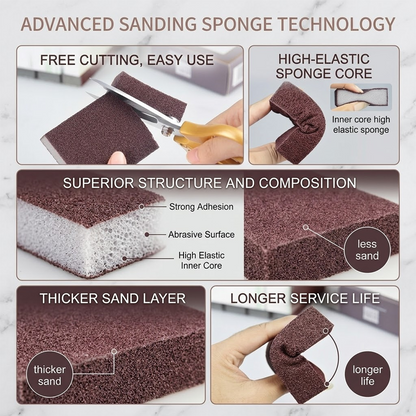 ViannoCraft™ NanoDiamond Power Scrub Cleaning Sponge