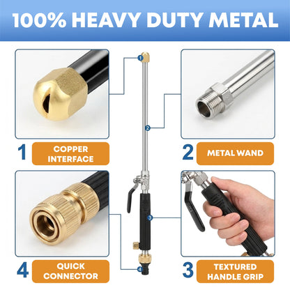 ViannoCraft™ QuickWash Heavy-Duty Pressure Wand