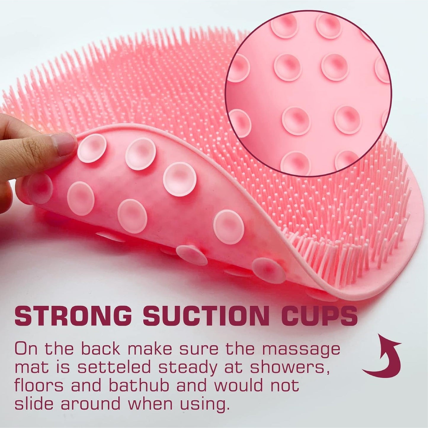 ViannoCraft™ Silicone Foot & Back Massage Scrubber