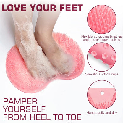 ViannoCraft™ Silicone Foot & Back Massage Scrubber