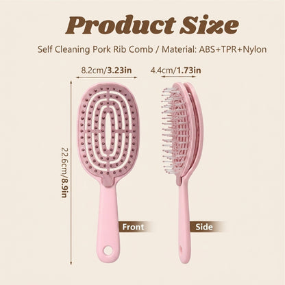 ViannoCraft™ SilkClean Detangle Quick-Dry Hair Brush