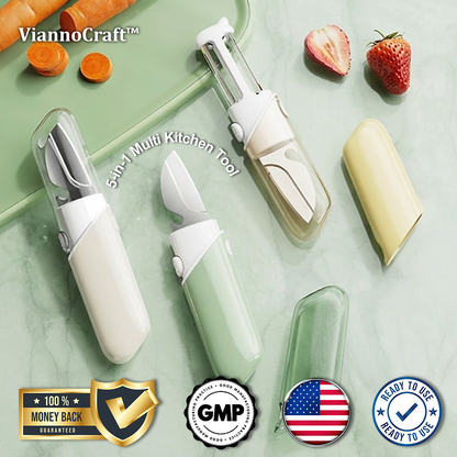 ViannoCraft™ AllPeel 5-in-1 Multi Kitchen Tool