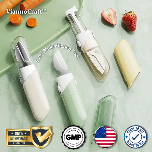 ViannoCraft™ AllPeel 5-in-1 Multi Kitchen Tool