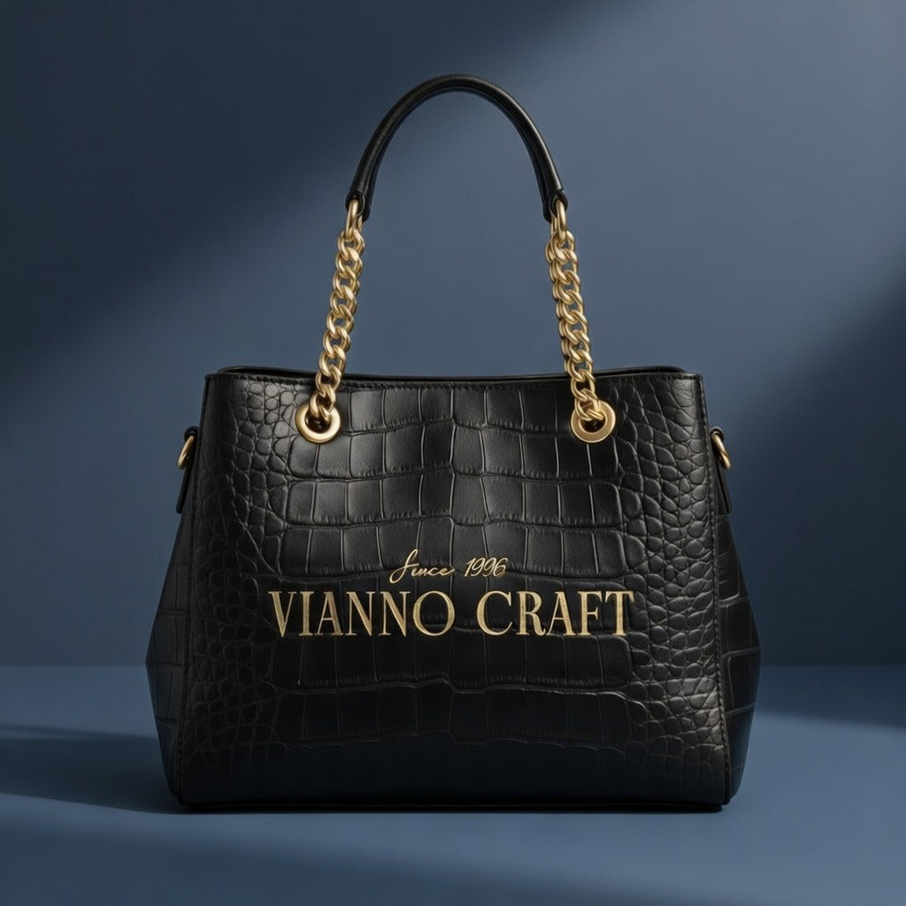 ViannoCraft™ Calm Noir Harmony Work Tote