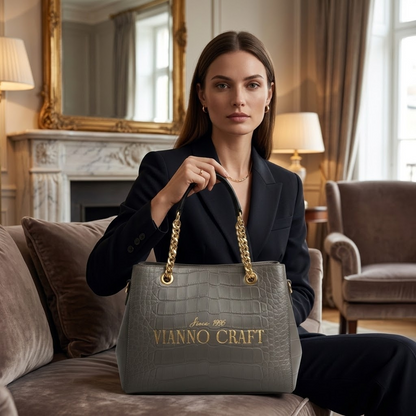 ViannoCraft™ Calm Silver Mist Work Tote