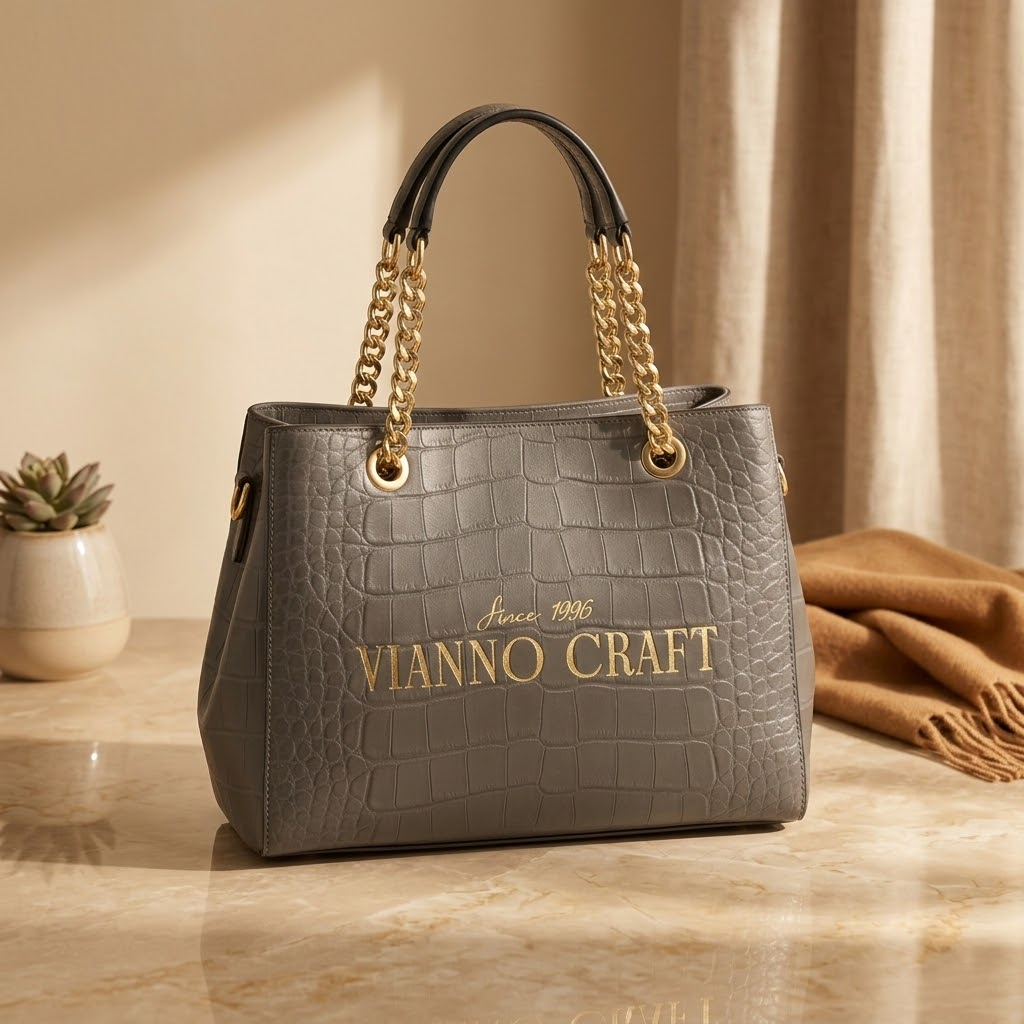 ViannoCraft™ Calm Silver Mist Work Tote