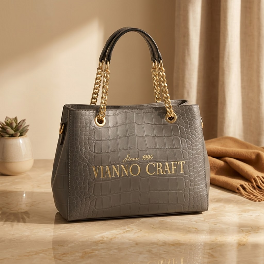 ViannoCraft™ Calm Silver Mist Work Tote