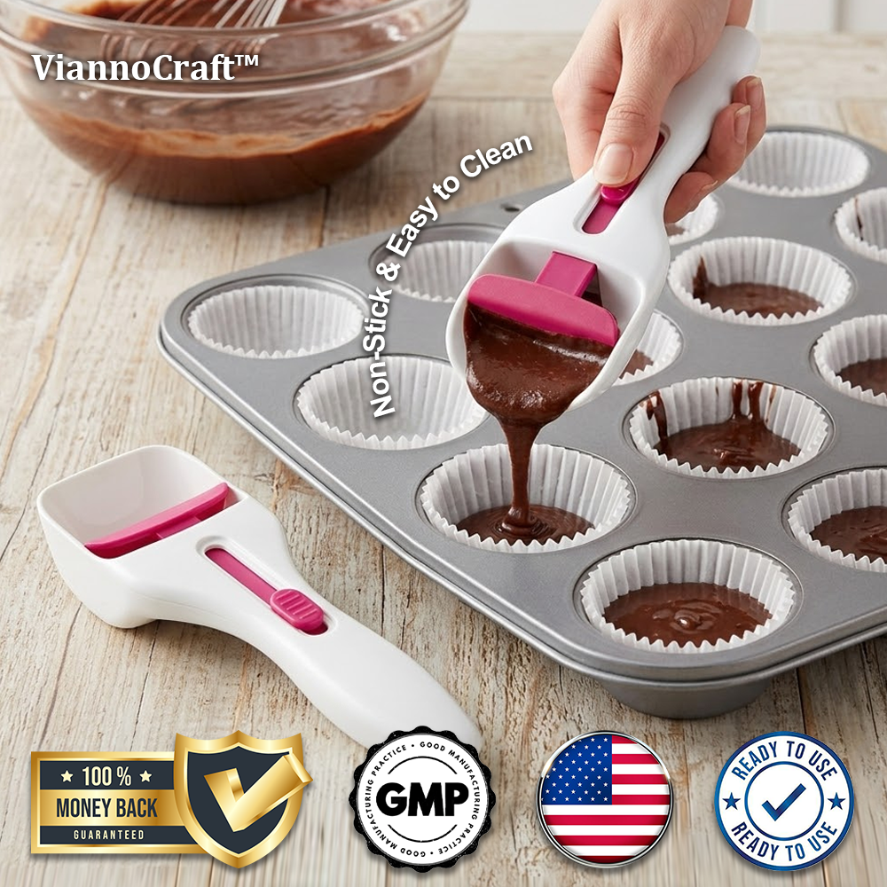 ViannoCraft™ CupcakePro Baking Scoop Dispenser