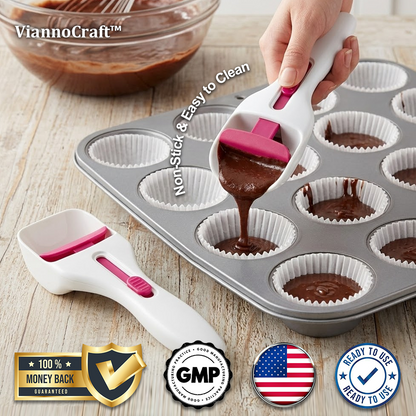 ViannoCraft™ CupcakePro Baking Scoop Dispenser