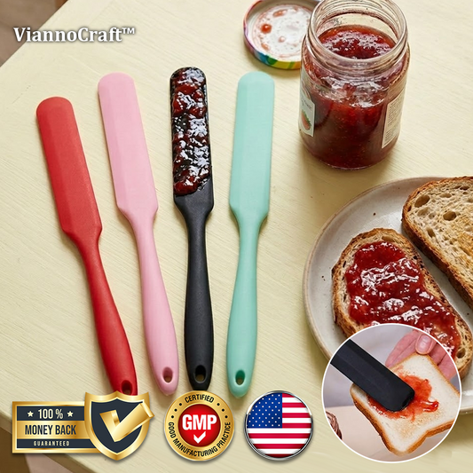 ViannoCraft™ EasyScrape Long Handle Jar Spatula