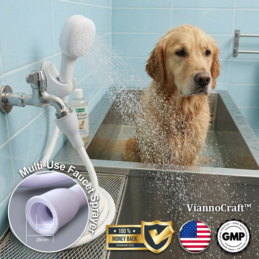 ViannoCraft™ HomeShower Multi-Wash Faucet Sprayer