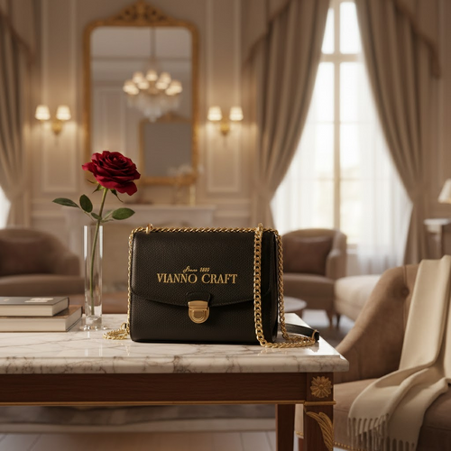 ViannoCraft™ Passion Obsidian Grace Flap Bag