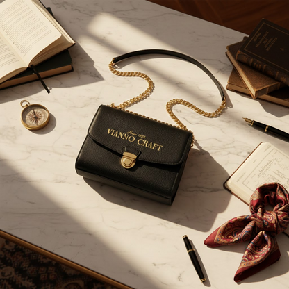 ViannoCraft™ Passion Obsidian Grace Flap Bag