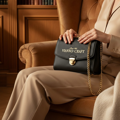 ViannoCraft™ Passion Obsidian Grace Flap Bag
