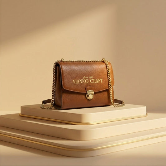ViannoCraft™ Passion Classic Saddle Flap Bag