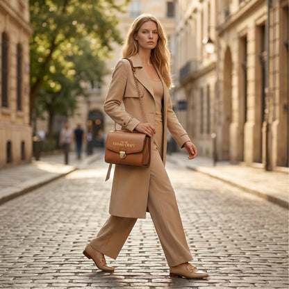 ViannoCraft™ Passion Classic Saddle Flap Bag
