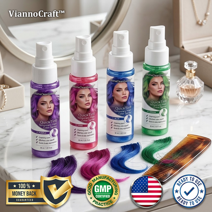 ViannoCraft™ QuickTint Temporary Hair Color Spray