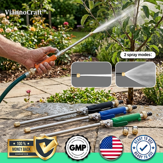 ViannoCraft™ QuickWash Heavy-Duty Pressure Wand