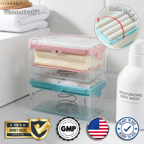 ViannoCraft™ SmartFoam Soap Roller Draining Holder