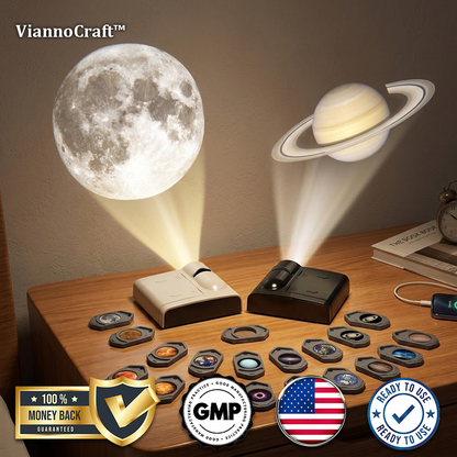 ViannoCraft™ StarWave Mini Galaxy Projector Lamp